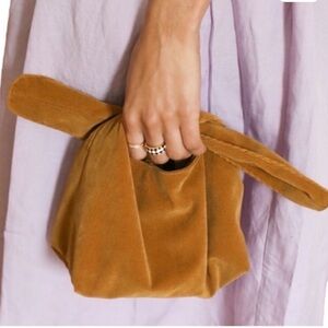 Merit corduroy bag cosmetic corduroy tan
